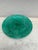 19th Century Green Majolica Orchid plate Saint Clement.