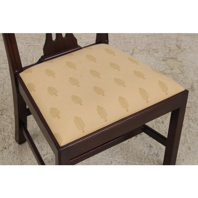 Set of 6 Stickley Mahogany Dining Chairs For Sale - Image 11 of 18