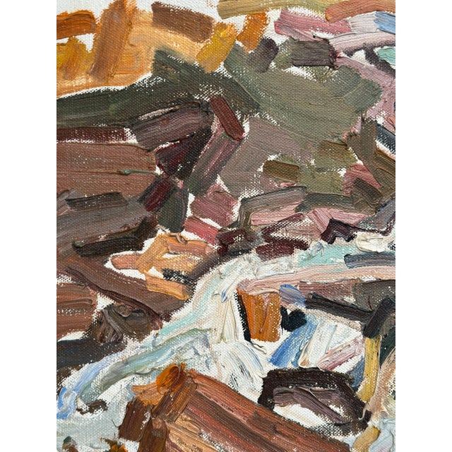 Olle Blomberg, Waterfall, 1972, Oil on Canvas, Framed For Sale - Image 10 of 18