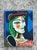 Vintage Cubist Original Oil Portrait on Board For Sale - Image 4 of 12