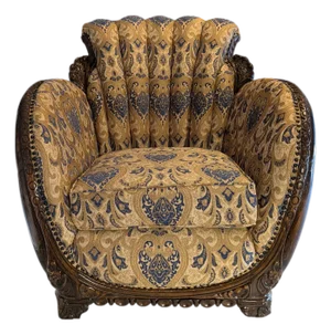 Mid-Century 1900 Deconstucted Style Barrel Lounge Chair