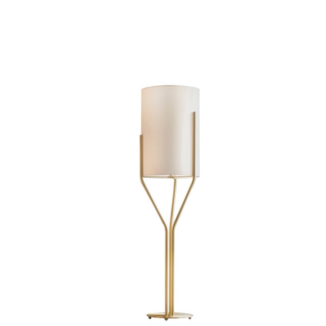 Arborescence Satin Brass Floor Lamps by Hervé Langlais, Set of 3 For Sale - Image 4 of 8
