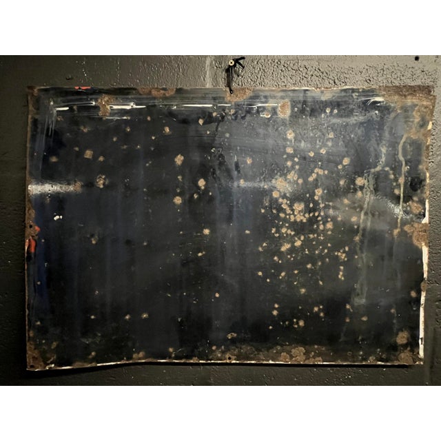 Large Gilbeys Invalid Port Enamel Advertising Railwayana Pub Garden Bar Sign, 1930s For Sale - Image 14 of 15