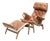 Set of Vintage Pernilla Lounge Chair and Ottoman by Bruno Mathsson for Dux, 1969 For Sale