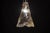 Pretty cone-shaped ceiling lamp with gold-blown Murano glass. Accommodates an E27 bulb, European standard. 30 cm diameter...