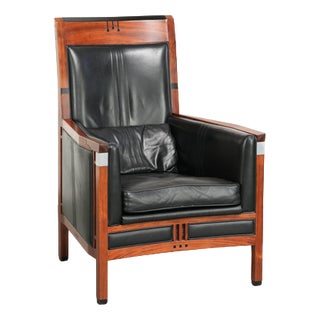 Art Deco Decoforma Series Lounge Chair in Cowhide Leather from Schuitema For Sale