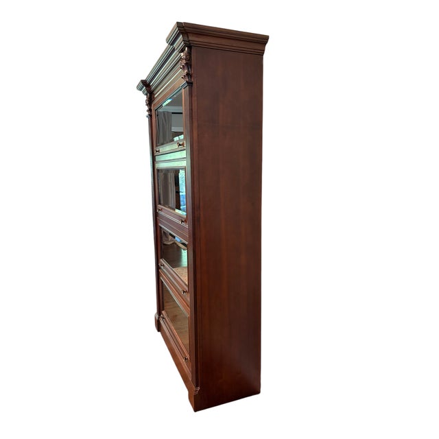 Wood Hooker Furniture Three-Piece Barrister Bookcase For Sale - Image 7 of 17
