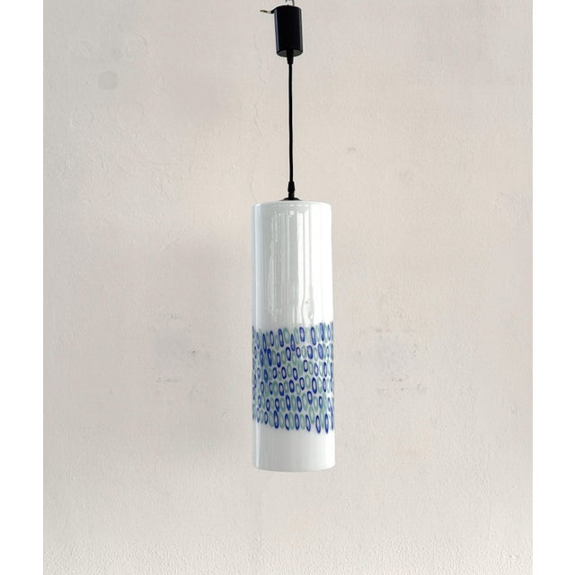 1970s Italian Murano Glass Pendant Fixture by Peter Pelzel for Vistosi, 1970s For Sale - Image 5 of 14
