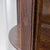 Vintage Oak Bow-Front Curved-Glass China Cabinet With Claw Feet For Sale - Image 13 of 18