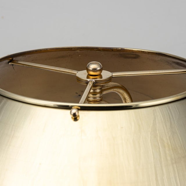 1970s Agate and Brass Table Lamp by Willy Daro, Belgium, 1970s For Sale - Image 5 of 11