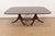 Wood Baker Furniture Style English Georgian Mahogany Triple Pedestal Extension Dining Table, Newly Refinished For Sale - Image 7 of 12