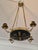 Metal Pendant Light in Brass with Two Light Sockets, 1950s For Sale - Image 7 of 14