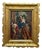 Flemish Artist, Adoration of the Child by Saints and Pope, St. Stephen, 17th Century, Copperplate Painting, Framed For Sale