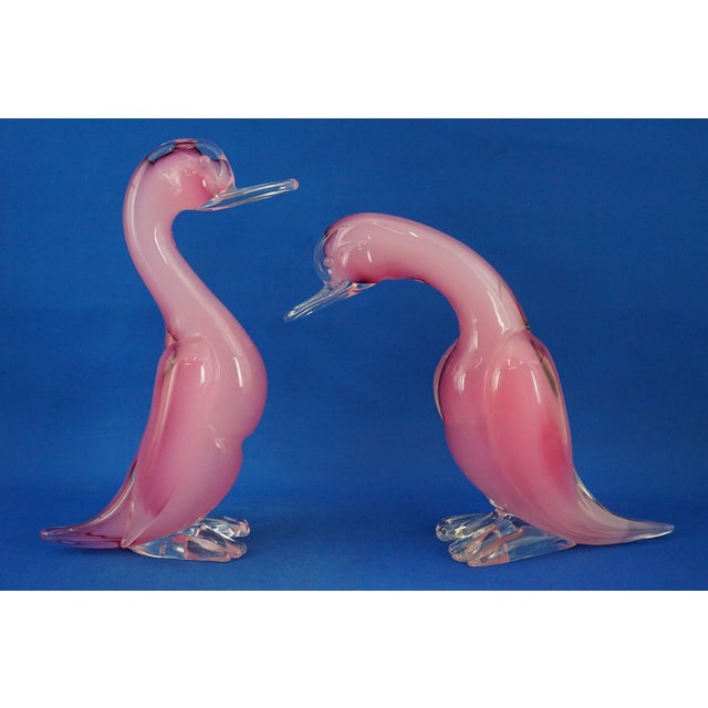 MEASUREMENTS: Duck 1: Height: 31 cm; Width: 19 cm; Depth: 9.5 cm Duck 2: Height: 25 cm; Width: 31 cm; Depth: 10 cm Total...