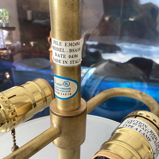 Bill Sofield 1990s Bill Sofield for Baker Attributed Mercurial Sphere Table Lamps - A Pair For Sale - Image 4 of 9