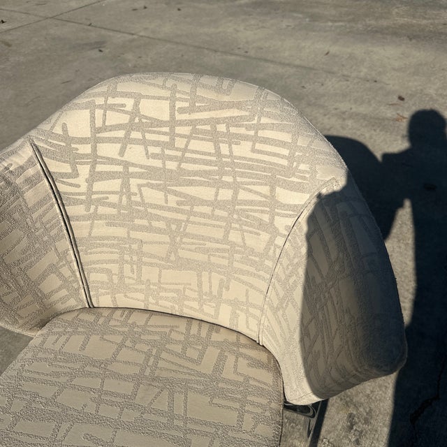 Abstract Vintage Gray Abstract Coalesse Steelcase Accent Chair For Sale - Image 3 of 8