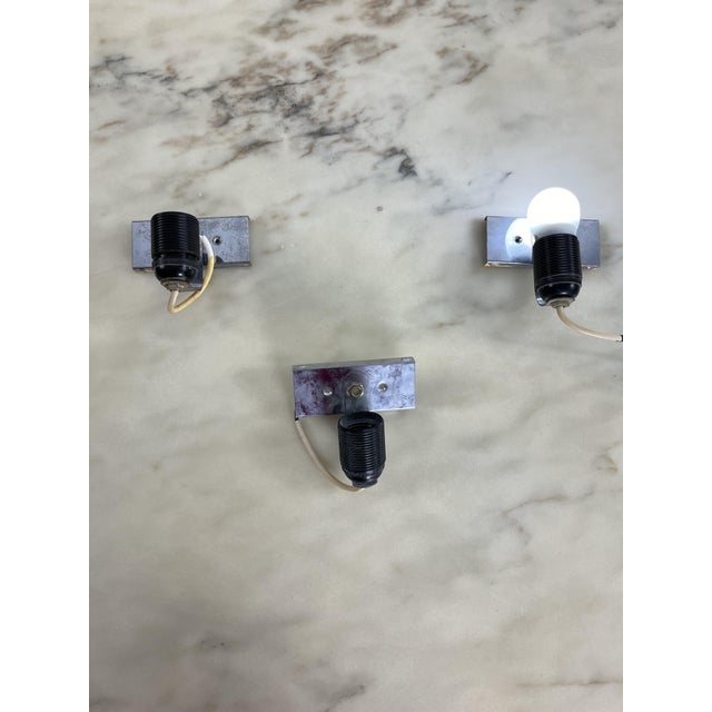 Mid-Century Rattan Wall Lamps, 1960s, Set of 3 For Sale - Image 15 of 17