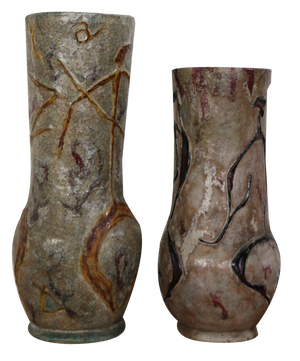 Ceramic Vases by Carlo Zauli, Italy, 1950s, Set of 2