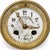 Art Nouveau L“L’Aurore Table Clock and Candelabras from Hardyau Fils, Set of 3 For Sale - Image 3 of 9