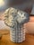 A handsome mid-century style cast-stone Ram's head bust or statue made with great attention to artistic detail. It's...