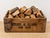 Brown Vintage / Antique Rustic Farmhouse Style Wood Vegetable Shipping Crate Box For Sale - Image 8 of 8