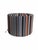 Burgundy Missoni Home Italian Zig Zag Stripe Cylindrical Pouf & Oversized Pillow Set, Made in Italy For Sale - Image 8 of 12