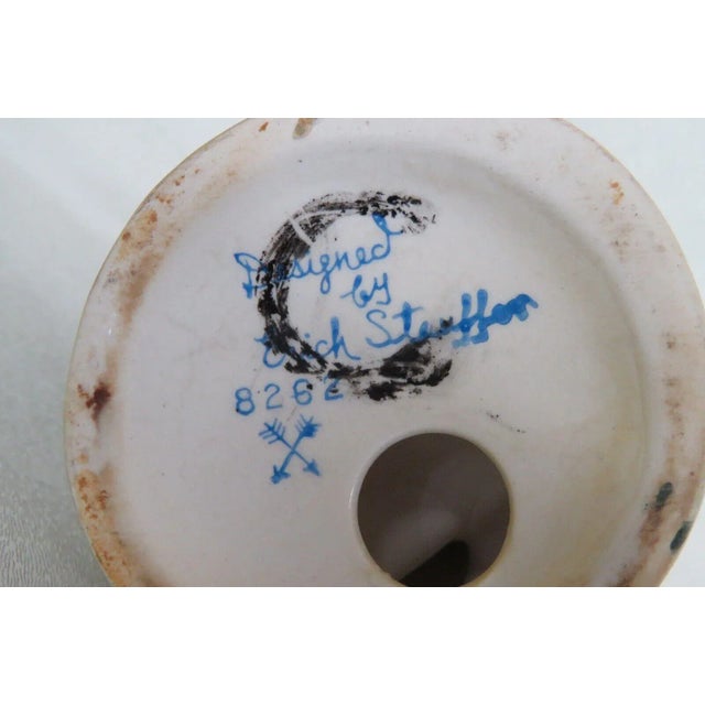 Mid 20th Century Erich Stauffer Germany 8262 Porcelain Boy With Violin Figurine For Sale - Image 5 of 12