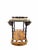 Late 20th Century Vintage Italian Burl Marquetry Tea Bar Cart For Sale - Image 5 of 12