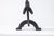 Metal Zoomorphic Wrought Iron Andirons by Edouard Shenck, 1950s, Set of 2 For Sale - Image 7 of 9