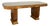 Art Deco Walnut Burr Desk with Glass Top, 1930s For Sale