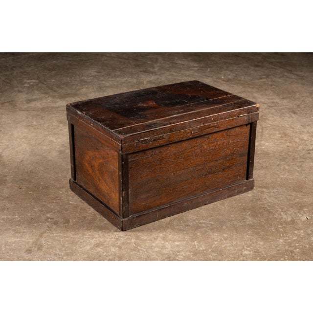 1920s Early Wooden Machinist Box For Sale In Chicago - Image 6 of 6