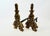French Louis XV Style Bronze Andirons, 1800s, Set of 2 For Sale - Image 6 of 11