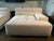 Cream Large Cantoni 3-Pc Modular Sectional Sofa in Off-White Cream Micro-Suede, Like New For Sale - Image 8 of 14