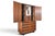 Mid 20th Century John Kapel Tall Dresser / Wardrobe in Walnut For Sale - Image 12 of 14