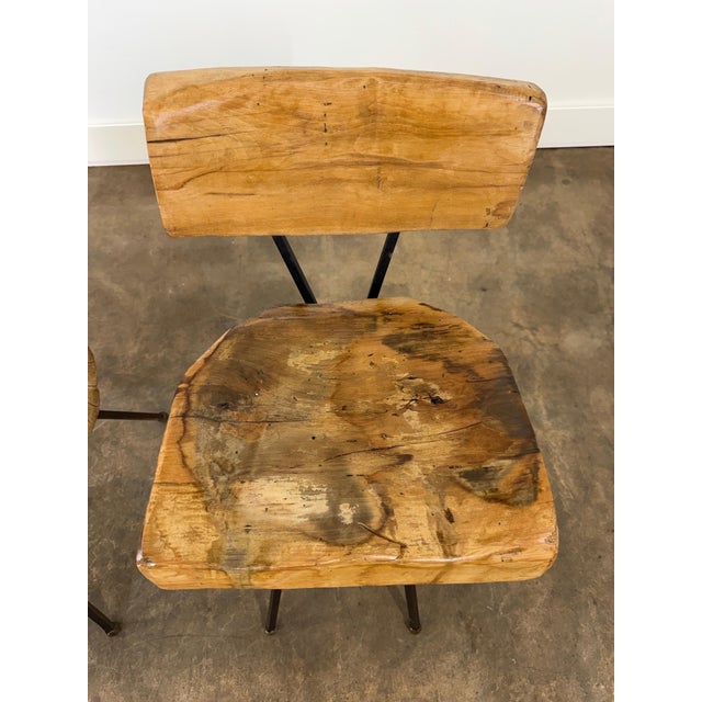 Mid 20th Century Set of Three Sculptural Brutalist Organic Mexican Modern Dining / Accent Chairs For Sale - Image 15 of 18