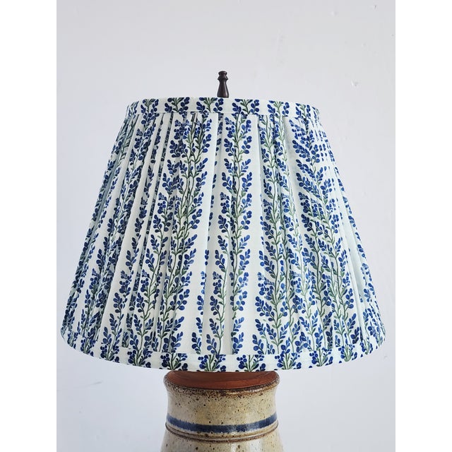 Vintage Stoneware Crock Table Lamp For Sale - Image 9 of 11