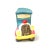 American 1960s Mid Century Retro Hand Painted Plaster Jalopy Car Automobile Coin Bank For Sale - Image 3 of 9