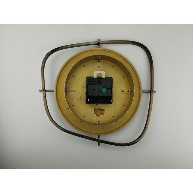 German Asymmetrical Wall Clock from Meister Anker, 1950s For Sale - Image 6 of 9
