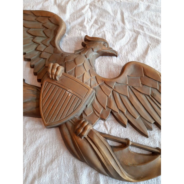 Sexton Eagle With Flag Wall Hanging Usa For Sale - Image 11 of 13