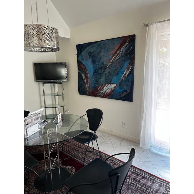 Laddie John Dill Abstract Mixed Media Painting / Wall Sculpture Signed Original 1991 For Sale In Los Angeles - Image 6 of 7