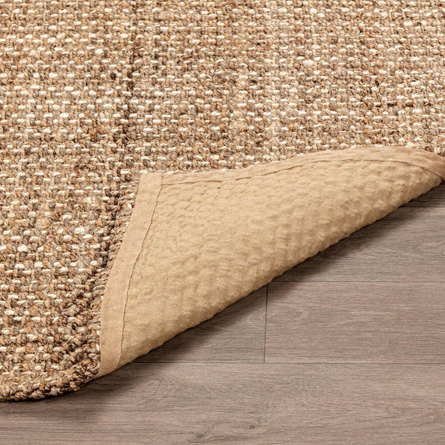Contemporary Bahama Stripe Natural Rug - 5 X 8 For Sale - Image 3 of 5