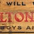 Mid 20th Century Vintage Wooden Crate Sign Advertising "Walton Shoe for Boys and Girls" For Sale - Image 5 of 7