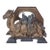 Antique Art Deco, Egyptian Revival Letter Holder With Camel, Desk Accessory For Sale