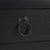 Heaven Scalloped Low Drawer Accent Table in Matte Black For Sale In Philadelphia - Image 6 of 10