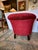 Barrel Shaped Tufted Upholstered Club Chair by Arhaus -a Pair For Sale - Image 10 of 10