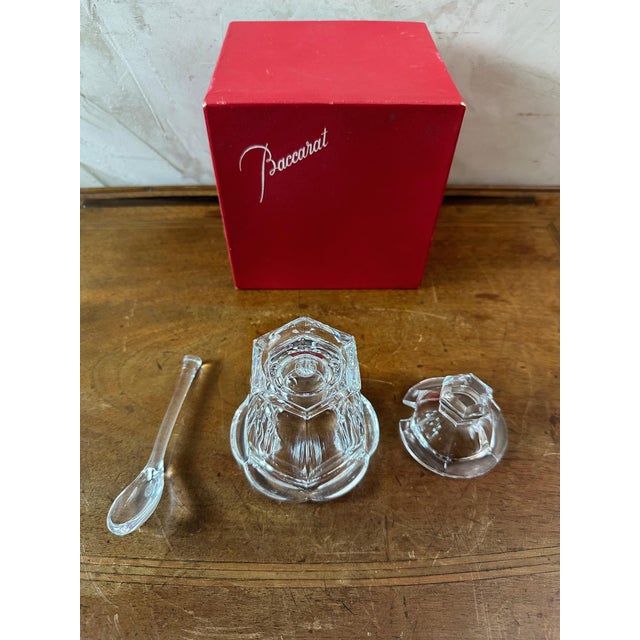 Baccarat Mustard Pot with Lid from Baccarat For Sale - Image 4 of 13