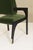 Black Arches Dining Chair in Green Cotton Velvet by InsidherLand For Sale - Image 8 of 13