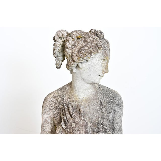 Late 19th Century English Victorian Cast Stone Reproduction of the Venus Italica For Sale - Image 10 of 14