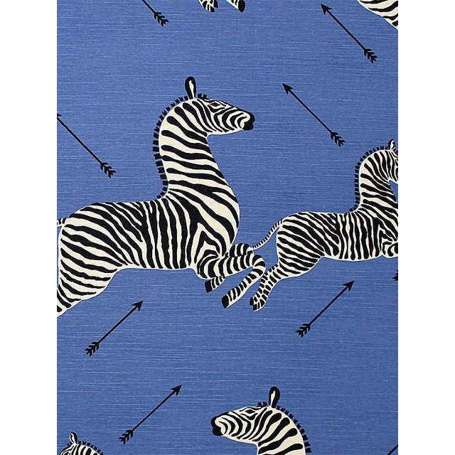 Scalamandre Zebras, Denim Fabric Chairish