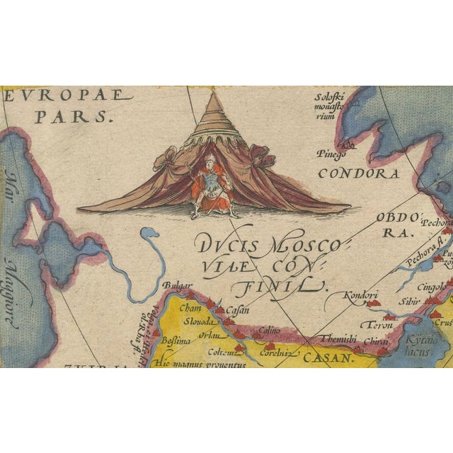 Ortelius Map, 1573 For Sale - Image 3 of 9